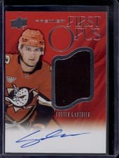 2024-25 Upper Deck Premier First Opus Rookie Auto Jersey Cutter Gauthier #FO-CG card