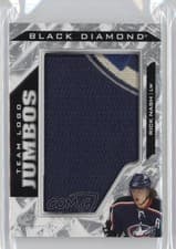 2024-25 Upper Deck Black Diamond Team Logo Jumbo Patch Puzzle - Blue Jackets Rick Nash #TL-RN card