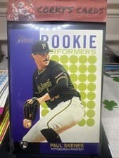 Paul Skenes 2024 Topps Heritage Rookie Performer card