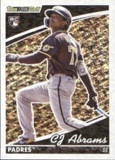 CJ Abrams 2022 Topps Update Black Gold card