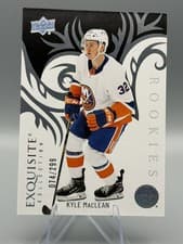 2024-25 Upper Deck Ice Exquisite Collection Rookies Kyle MacLean #R-35 card