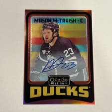 2024-25 O-Pee-Chee Platinum Retro Mason McTavish #R46 card