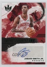 2024-25 Panini Court Kings Impressionist Ink Autographs Jabari Smith Jr. #II-JSJ card