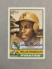 2025 Topps Heritage Real One Autographs Willie Randolph #ROA-WR card