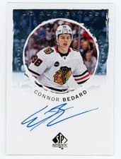 2024-25 SP Authentic UD Authentics Connor Bedard #UDA-CB card