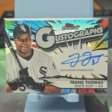 2025 Finest Gustographs Autograph Frank Thomas #G-FT card