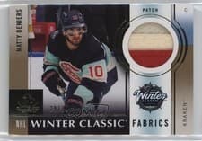 2024-25 SP Game Used 2024 Winter Classic Fabrics Matty Beniers #WCF-1 card