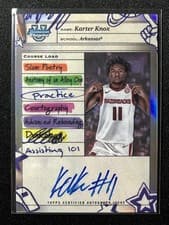Karter Knox 2024-25 Bowman University Chrome Course Load Autographs card