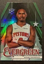 2025-26 Topps Holiday Evergreen Ausar Thompson #EV-ATO card