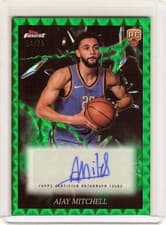 2024-25 Finest Electrifying Signatures Geometric Ajay Mitchell #ES-AM card