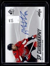 Anthony Mantha 2022 SP Authentic 2021 Update Chirography card