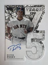2026 Topps 75 Years of Topps Die-Cut Autographs Buster Posey #75YA-BP card