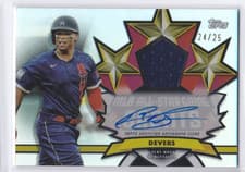 2025 Topps All Star Game All-Star Game Greats Autographed Relics Rafael Devers #MAGAR-RD card