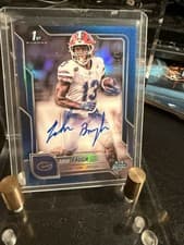 2025 Bowman University Chrome Chrome Prospect Autographs Jadan Baugh #BCA-JBA card