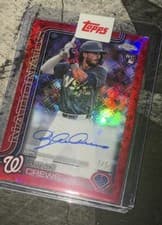 2025 Topps Chrome Logofractor Edition Rookie Autographs Dylan Crews #RA-DC card