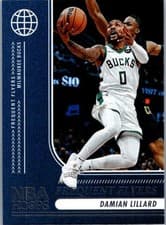 2024-25 Hoops Frequent Flyers Damian Lillard #1 card