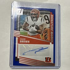 2025 Donruss Signature Marks Chase Brown #SM-CBN card