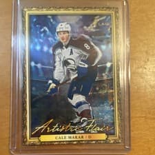 2025-26 Flair Artistic Flair Cale Makar #AF-4 card