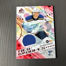 2025-26 SP Game Used New Grooves Dalibor Dvorsky #NG-18 card