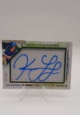 2025 Panini Boys of Summer Jumbo Acetate Signatures Kellon Lindsey #21 card