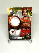 2025-26 Topps Holiday Player Relics Noa Essengue #PR-NE card