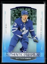 2025-26 SP Authentic Profiles Matthew Knies #AP-18 card
