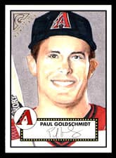 Paul Goldschmidt 2018 Topps Gallery Heritage card