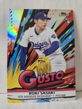 2025 Finest Gusto Roki Sasaki #G-27 card