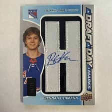 2024-25 SP Game Used Draft Day Marks Brennan Othmann #DDM-BO card
