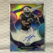 2025 Topps Cosmic Chrome First Flight Signatures Ashton Jeanty #FFS-AJ card