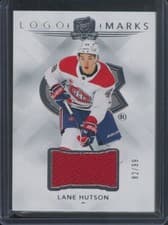 Lane Hutson 2024-25 Upper Deck The Cup Logomarks card