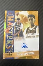 2025-26 Finest Masters Autographs Derik Queen #MA-DQ card