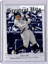 2026 Topps 2025 Greatest Hits Aaron Judge #GH-2 card