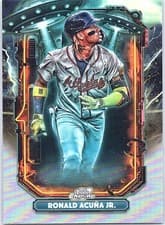 2025 Topps Cosmic Chrome Extraterrestrial Talent Ronald Acuña Jr. #ET-17 card