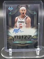 2025-26 Bowman Buzz Factor Autographs Malik Reneau #BZA-MR card