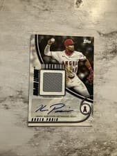 2025 Topps Update Major League Material Autographs Kyren Paris #MMAU-KP card