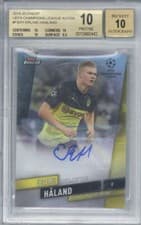 Erling Haaland 2019 Finest UEFA Champions League Autographs card