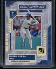 2025 Donruss Debut Dominance Ruben Sierra #9 card