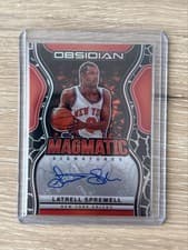 2024-25 Panini Obsidian Magmatic Signatures Latrell Sprewell #MS-LSN card