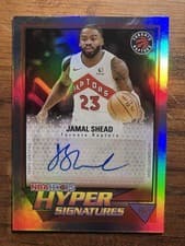 2025-26 NBA Hoops Hoops Hyper Signatures Jamal Shead #HHS-JS card