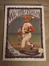 2025 Topps Allen & Ginter Wicked Curves Bob Gibson #WC-23 card