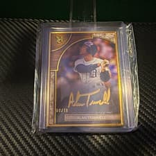 2025 Topps Museum Collection Museum Framed Autographs Alan Trammell #FMA-AT card