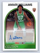 2025-26 NBA Hoops 1989 Hoops Signatures Amari Williams #89S-AW card