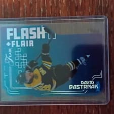 2025-26 Flair Flash + Flair (Flash) David Pastrnak #FLASH-3 card