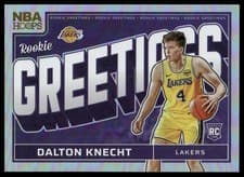 2024-25 Hoops Rookie Greetings Dalton Knecht #19 card