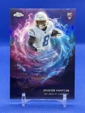 2025 Topps Chrome Game Genies Omarion Hampton #GG-19 card