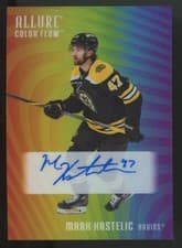 2025-26 Upper Deck Allure Color Flow Full Rainbow Auto Mark Kastelic #RA-MK card