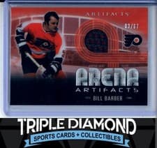 2024-25 Upper Deck Artifacts Arena Artifacts Bill Barber #AA-BB card
