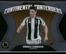 2025 Panini Prizm FIFA Club World Cup Continental Contenders Andrea Cambiaso #19 card