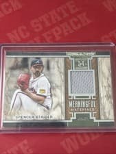 2025 Topps Museum Collection Meaningful Material Relics Spencer Strider #MMR-SS card